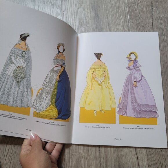 Tom Tierney Old South and Victorian Age Fashion Paper Doll Books Uncut Unused - Picture 2 of 5